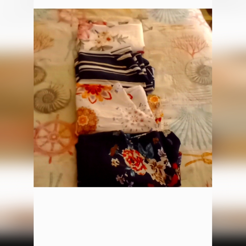 Floral and Striped Clothing Bundle